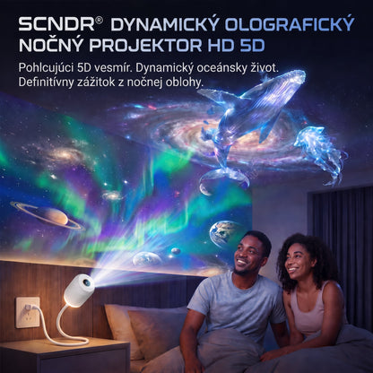 𝑺𝑪𝑵𝑫𝑹®🚢 Inteligentný HD projektor nočnej oblohy s dynamickým 5D holografickým efektom novej generácie🔥