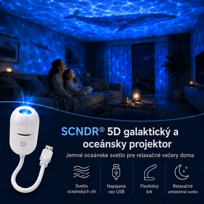 𝑺𝑪𝑵𝑫𝑹®🚢 Inteligentný HD projektor nočnej oblohy s dynamickým 5D holografickým efektom novej generácie🌌
