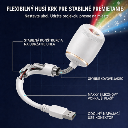 𝑺𝑪𝑵𝑫𝑹®🚢 Inteligentný HD projektor nočnej oblohy s dynamickým 5D holografickým efektom novej generácie🎄