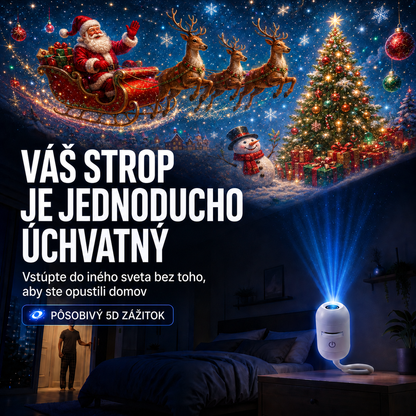 𝑺𝑪𝑵𝑫𝑹®🚢 Inteligentný HD projektor nočnej oblohy s dynamickým 5D holografickým efektom novej generácie🎄